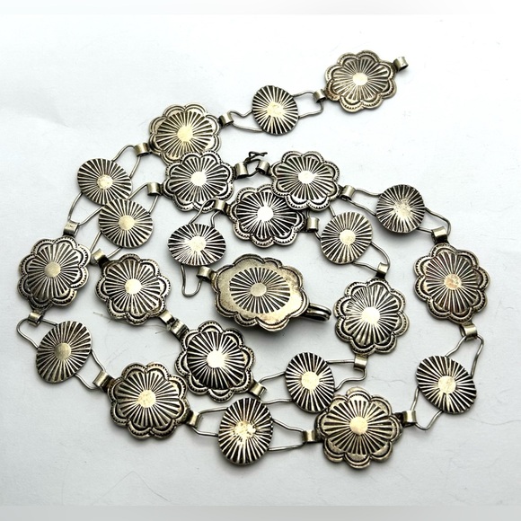 Jewelry - Navajo Silver Concho belt/necklace- Roger Skeet